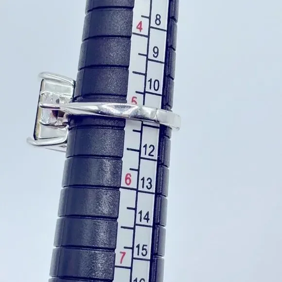 NWOT Charter Club Size 5 Ring with Faux Sapphire & CZ Accents - Picture 3 of 3